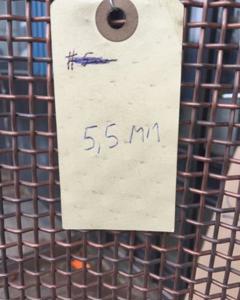 Wire mesh screen 5.5 EU-7500 M&M